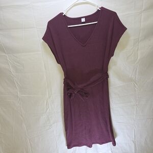 Old Navy Burgundy Ribbed Knit Top